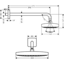 Douche de tête Raindance Select E 300 réf. 27385000