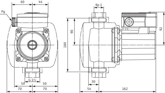 Circulateur Collectif TOP-Z 25/6 à rotor noyé Réf. 2045521