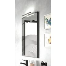 Applique VINCI 300mm finition noir mat avec éclairage LED IP44 Réf. 26343