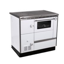 CUISINIERE ACIER A BOIS MORVAN ELEGANCE 13.80KW BLANC  REF 526350