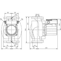 Circulateur Collectif TOP Z40 / 7 à rotor noyé MONO réf. 2046637