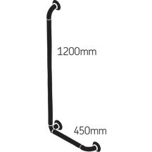 Barre lisse Main courrante AKW INTERNATIONAL option 5 réf. 11945WH-LS