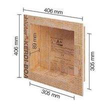 Kerdi-board-N niche 305 x 305 mm Réf.KB12N305305A