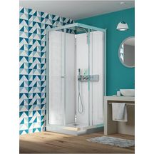 Cabine de douche EDEN 2+ avec coulissant 90rd réf. CA854