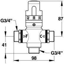 Régulateur thermostatique de sécurité ( B ) réf. 29003