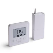 Thermostat d'ambiance radio pour chaudière, pompe à chaleur (réversible ou non) et vannes, permettant d'activer ou de désactiver la gestion automatique des occultants avec Tywell Pro Réf. 6702005