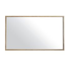 Miroir à bords fins Chêne - longueur 50 cm - hauteur 65 cm   Réf. 5.00.121