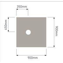 Support pour sol de douche à l'italienne Tuff Form 900 x 900 x 22 mm Réf. 21000