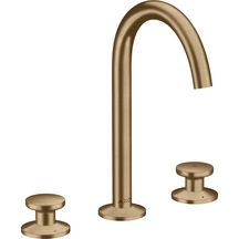 AXOR One Mitigeur de lavabo 3 trous 170, bonde Push-Open, Bronze brossé