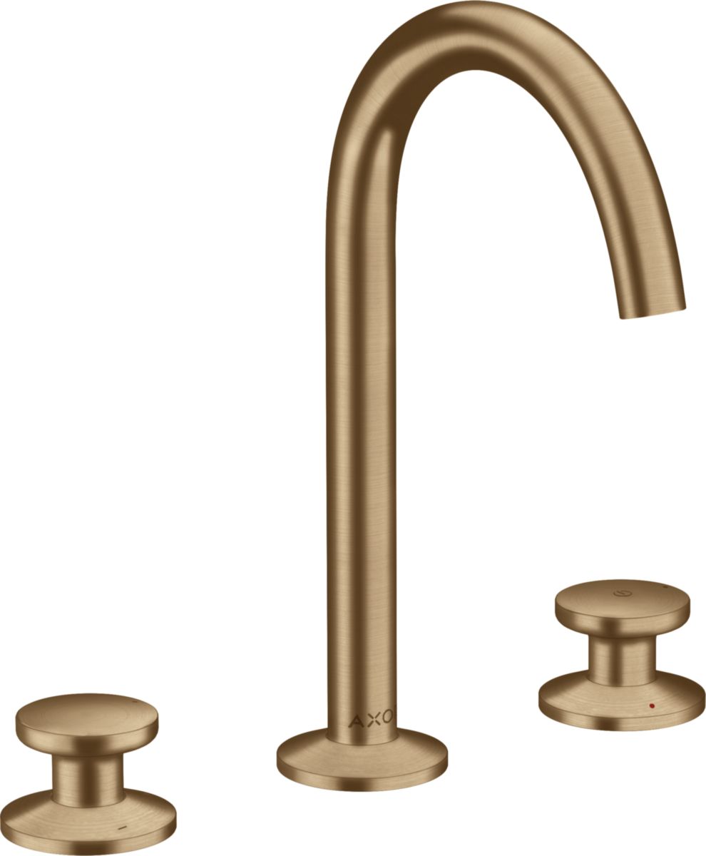 AXOR One Mitigeur de lavabo 3 trous 170, bonde Push-Open, Bronze brossé