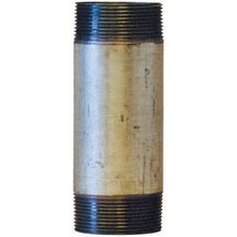 Mamelon 530 tube soudé filetage conique longueur 60mm galva D20x27 réf 530020060G