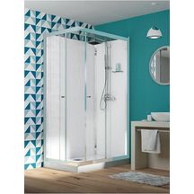 Cabine de douche Eden2 coulissant 120x80 réf. CA837