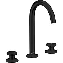 AXOR One Mitigeur de lavabo 3 trous 170, bonde Push-Open, Noir mat