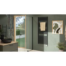 Sèche-serviette Alterna Mezzo électrique 750w 1517/530 noir mat