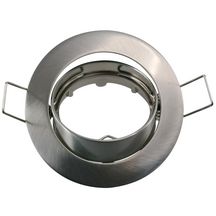 Anneau rond orientable zamac alu brossé - Réf. 407467