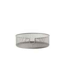 Panier métal rond D 20 x 6,5 cm Gris Réf. 10578