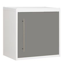 Porte pour meuble haut CLIPMETAL COLOR de 60 cm, Coloris Aluminium