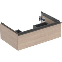 Meuble sous lavabo 75 cm Geberit iCon 1 tiroir Chêne