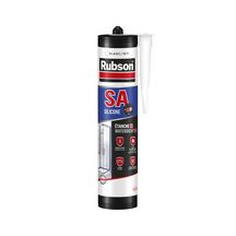 Mastic silicone Rubson SA1H blanc cartouche de 280ml, Réf 2716155