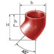 Coude SMU S 45° fonte diamètre nominal 150mm Réf. 156850 PAM