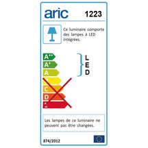 Encastré mur Muro-1 3 led blanc - Réf. 1223