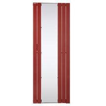 Radiateur eau chaude Acova Fassane miroir double, puissance 1355W (dT50), hauteur 1800 mm, largeur 666 mm, 9 éléments, raccordement excentré par le bas, Aller/Retour réversible, appareil réversible Haut/Bas, couleur Réf. MXD-180-067C