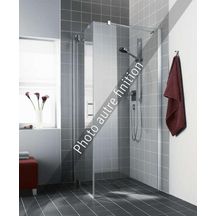 Paroi de douche fixe FILIA XP TWD 08020 VPR Argent poli Verre clair traité anticalcaire ROTHACLEAN Réf. 1403021817