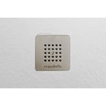 RECEVEUR BASE SLATE 80 CEMENTO (100x80). Bonde standard. Grille inox. Possible rebord. Découpe sur-mesure. Réf: 50019504