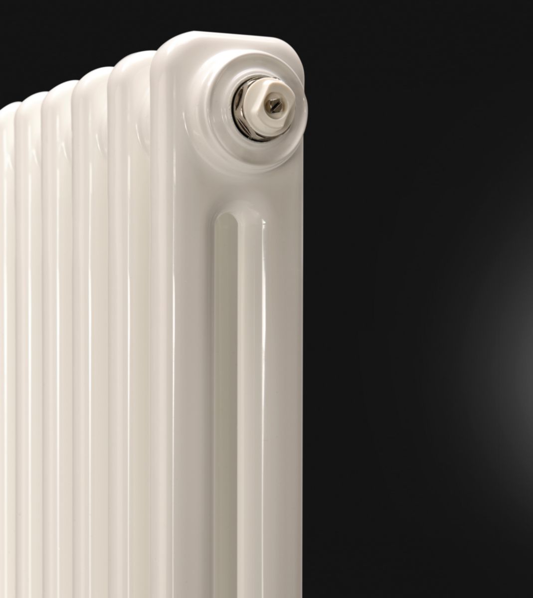 Radiateur colonne Teolys Twin Type 0, Hauteur 1800mm, Largeur 500mm, Puissance 1322 W (Blanc RAL9016) Réf. 27-2180/10 Réf. 27-2180/10