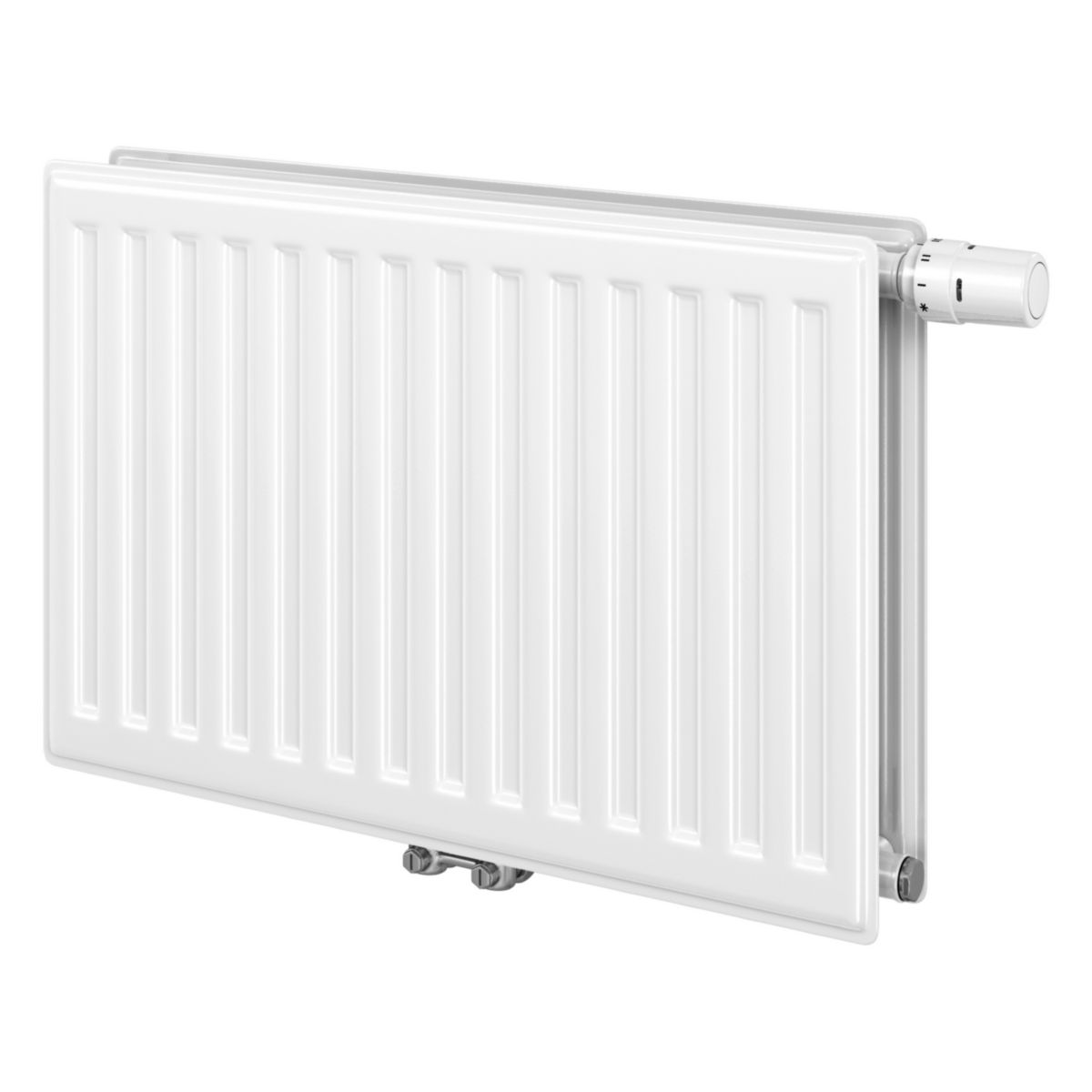 Radiateur eau chaude T6 3010 Tertiaire 20VM 400x400 Dt50°C 298W Réf. 20VM400 0400 / F1H2004004000B00