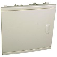 Coffret encastré porte isolante galbée 1 rangée 12+2 mod blanc RAL 9010 Ref.001511