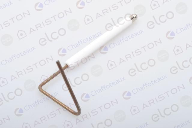 Sonde d'ionisation Lg 80 (porcelaine) Ø8 (porcelaine) Gaz Pour brûleur C55/80. Réf. 13018121