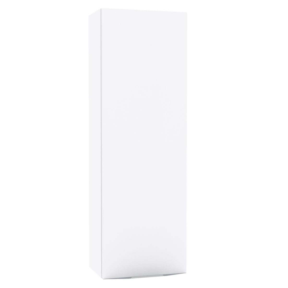 Niche haute Alterna Plénitude 1 porte 2 tablettes hauteur longueur 90cm largeur 30cm profondeur 20cm Blanc brillant version droite