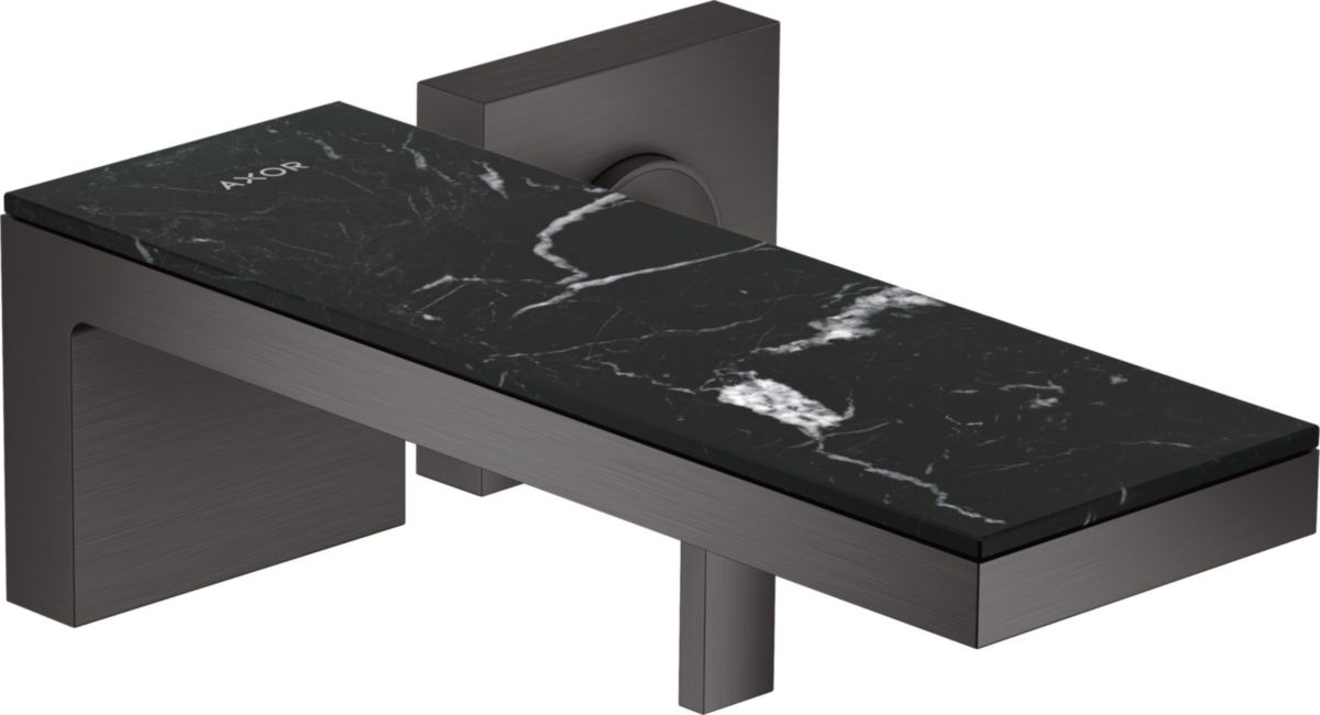 AXOR MyEdition Plaque 245 marbre noir nero marquina, Marble Nero Marquina