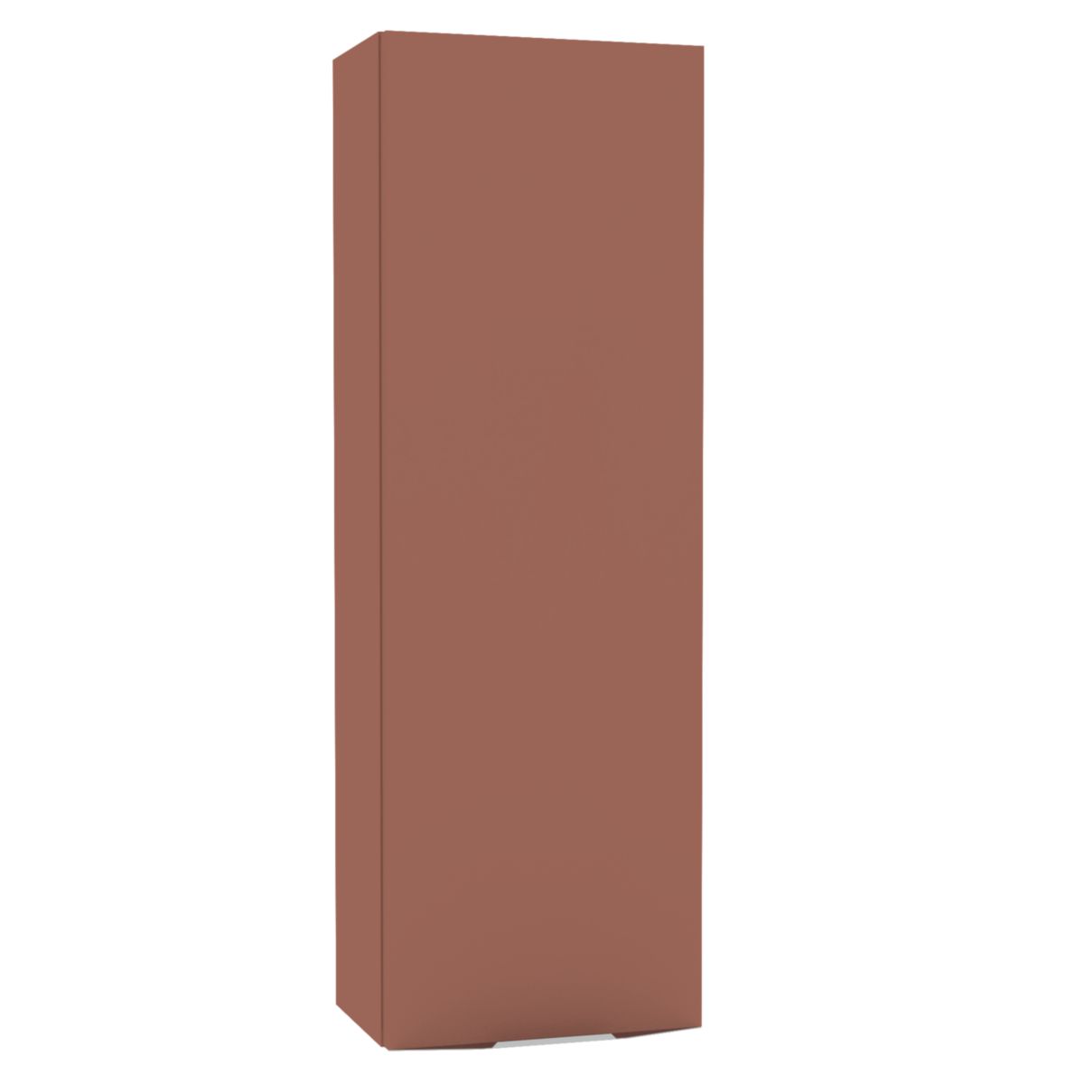 Niche haute Alterna Plénitude 1 porte 2 tablettes hauteur longueur 90cm largeur 30cm profondeur 20cm Terracotta version droite