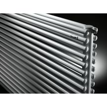 Radiateur eau chaude Acova Kéva  horizontal double, puissance 1438W (dT50), hauteur 728 mm, largeur 1000 mm, 22 éléments, raccordement latéral de même côté, appareil réversible gauche/droite, Blanc RAL 9016 Réf. VKD-072-100