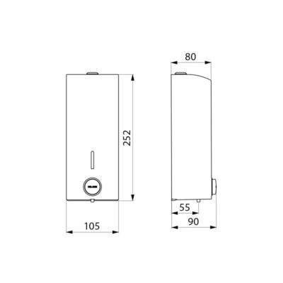 Distributeur de savon liquide Distrisavon réf. 510580