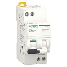 Acti9 iDD40T - disjoncteur différentiel - 1P+N C 20A 4500A/6kA 30mA type AC NF conformément à IEC 601009-2-1 et pdc 6kA Icu selon à IEC 60947-2 - 230 240 V AC 50 Hz - Rail DIN - largeur 8 pas de 9mm Réf. A9DA2620