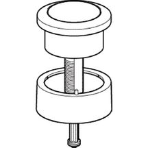 Bouton chromé pour Impuls590 réf. 241.820.21.1