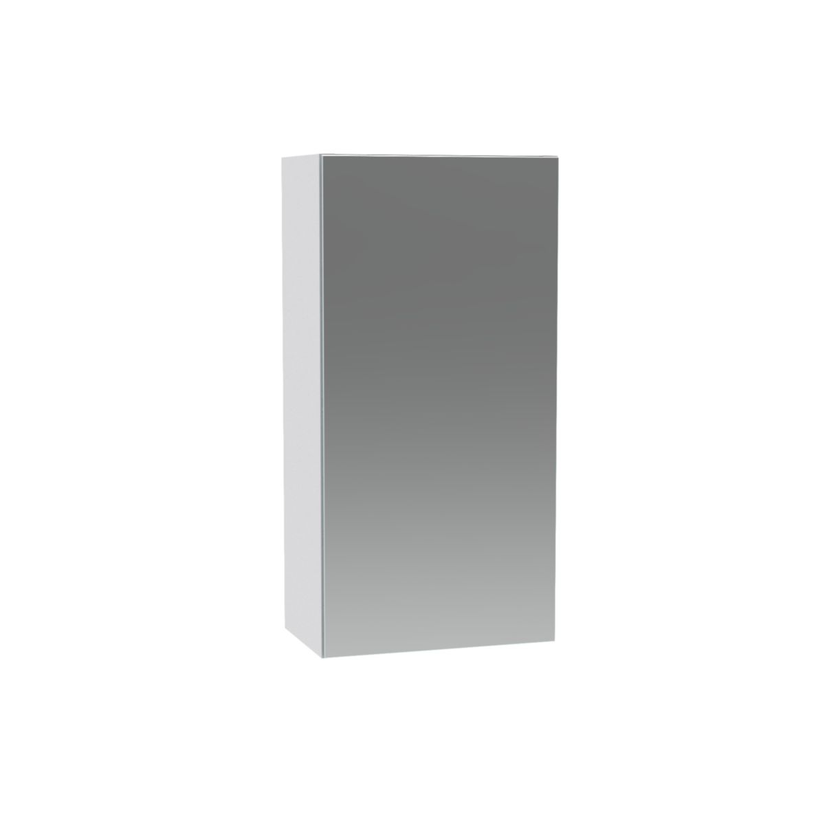 Armoire de toilette Alterna Plénitude 1 porte, h60 x L30 x p19cm Blanc brillant version droite