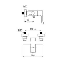 Mitigeur de douche thermostatique séquentiel SECURITHERM réf. H9630S