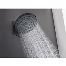 hansgrohe Pulsify S Douche de tête 260 2jet avec raccord mural, Noir mat