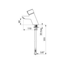 Mitigeur temporisé de lavabo TEMPOMIX F3 / 8'' mitigeur 7 secondes croisillon Bayblend réf. 795100