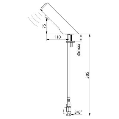 Tempomatic 4 avec robinets d'arrêt réf. 440006