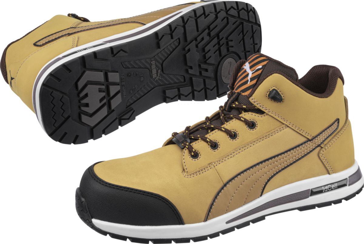 Chaussures Dash Wheat Mid S3 SRC HRO Puma T45, réf. 633180 T45