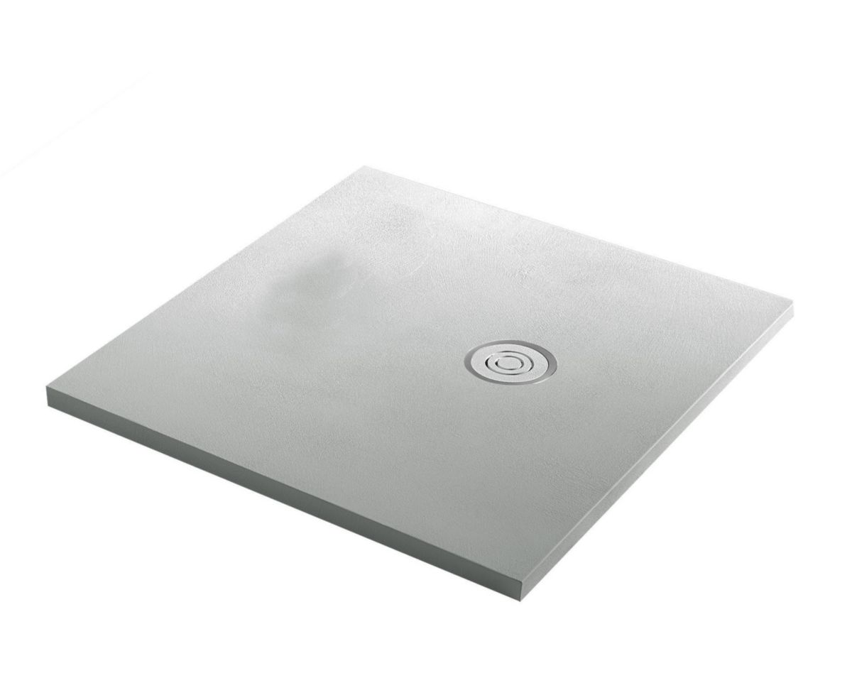 Receveur de douche plat FOCUS cobre 80x120cm béton cemento Réf. 53014629