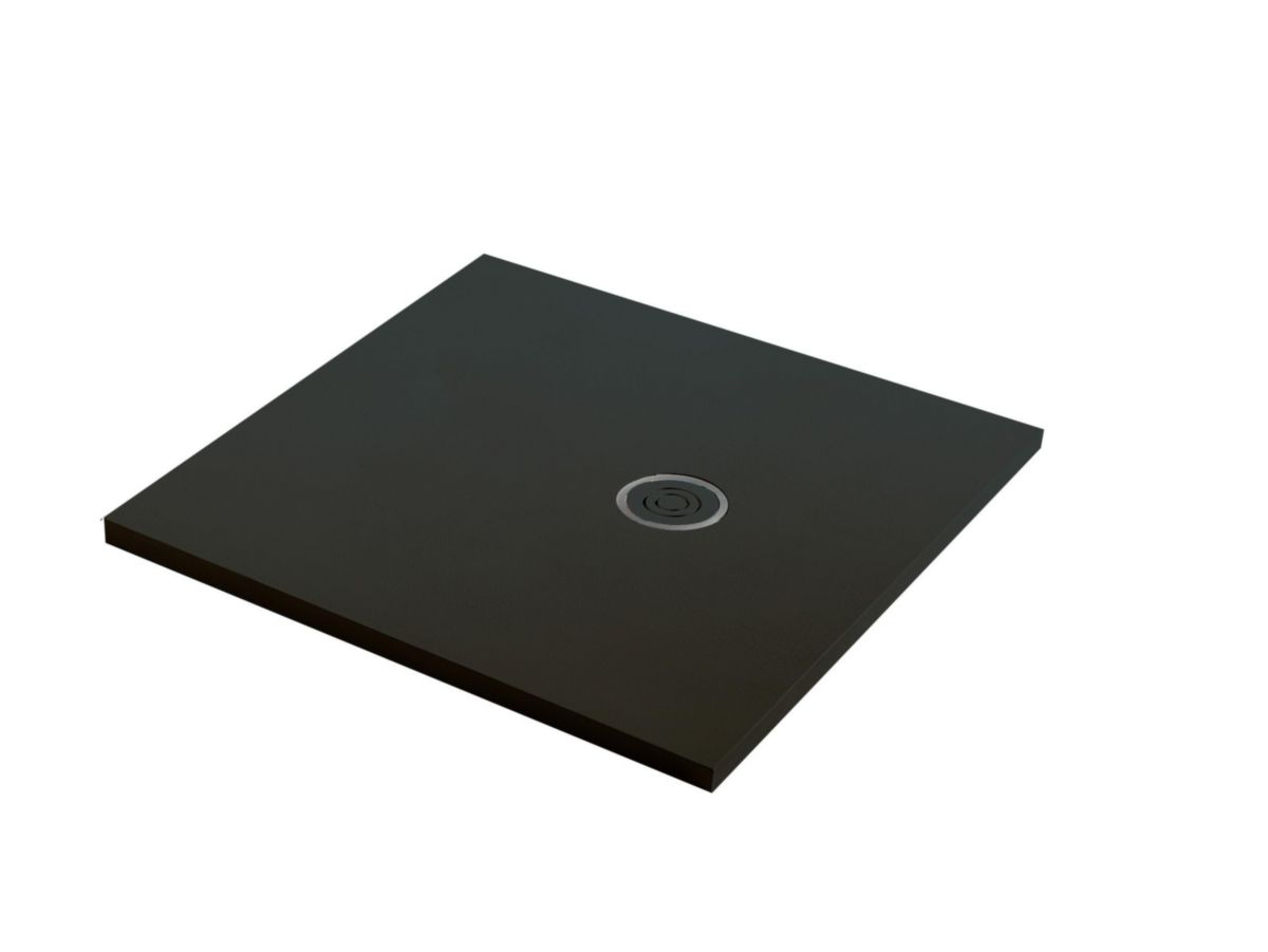 Receveur de douche plat FOCUS negro 80x120cm béton lava Réf. 53018322