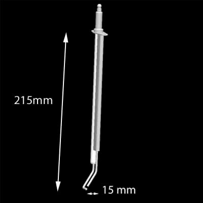 Electrode double L.215mm 786438/537DX029