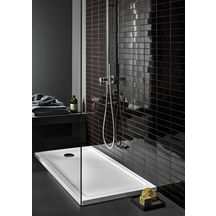 Receveur de douche rectangulaire Melua à poser/à encastrer blanc/mat 160x90x4cm Réf. 00097900777G