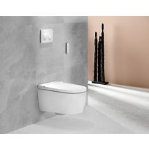 Pack WC lavant dit japonais suspendu AquaClean Sela sans bride Blanc mat Ref : 146.220.JT.1